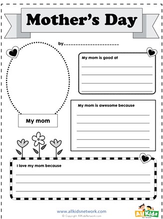 Mother's Day Worksheet | All Kids Network