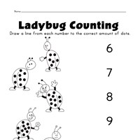 Numbers 1 - 10 Worksheets | All Kids Network