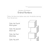 ordinal numbers worksheets all kids network
