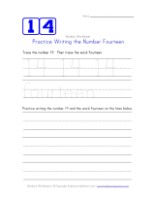 Practice Writing Numbers | Printable Numbers Worksheets | All Kids Network