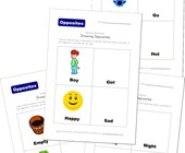 opposites worksheets all kids network