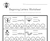 bug worksheets all kids network