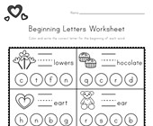 beginning sounds worksheets all kids network