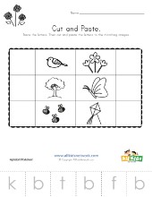 Spring Beginning Letters Worksheet | All Kids Network