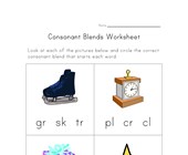 consonant blend worksheets all kids network