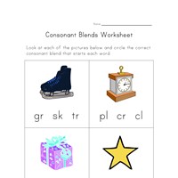 Worksheet Consonant Blends Worksheets consonant blends worksheet one of four all kids network