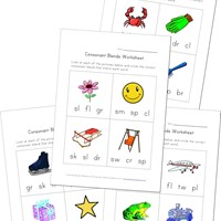 Worksheet Consonant Blends Worksheets consonant blend worksheets all kids network