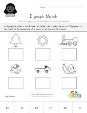 Digraph Worksheets | All Kids Network