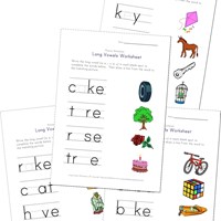 Worksheet Long Vowel Worksheets long vowel worksheets all kids network