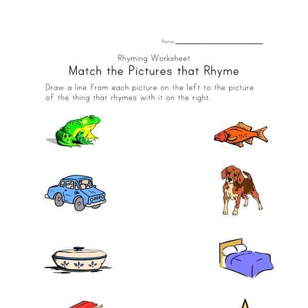 Worksheet Rhyming Words Worksheet rhyming words worksheet version one all kids network