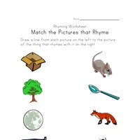 Printables Rhyming Words Worksheets For Kindergarten rhyming worksheets phonics for kids all network