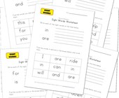 sight word of worksheet teaching sight words worksheets