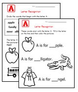Printables Free Printable Letter Recognition Worksheets alphabet worksheets for preschool children all kids network