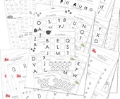 abc worksheets for nursery uppercase and lowercase letters worksheets