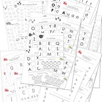 Printables Free Printable Letter Recognition Worksheets alphabet worksheets for preschool children all kids network
