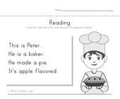 reading comprehension worksheets all kids network
