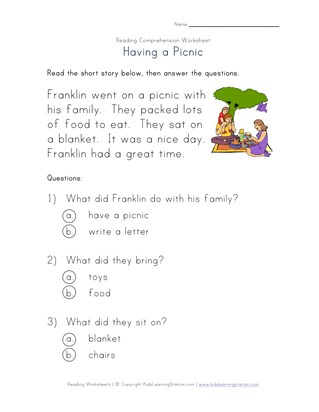 Short Paragraph For Kids To Read Short Stories For