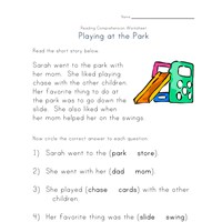 Printables Easy Reading Comprehension Worksheets reading comprehension worksheets all kids network