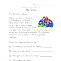 Worksheets Reading Comprehension For Kids Exercises reading comprehension worksheets all kids network