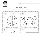read and color worksheets all kids network