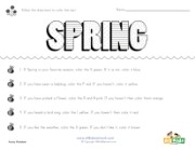 Spring Worksheets for Kids | All Kids Network