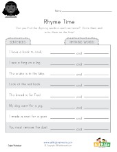 Find the Rhyme Worksheet 5 | All Kids Network