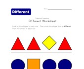 same and different worksheets for kids all kids network