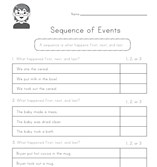 fairy tales story sequence worksheet