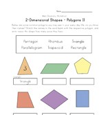 polygon worksheet