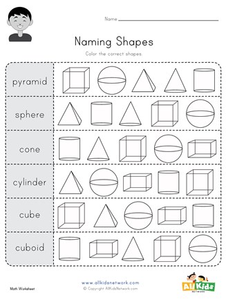 names of 3d shapes