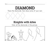 draw and find shapes worksheets all kids network