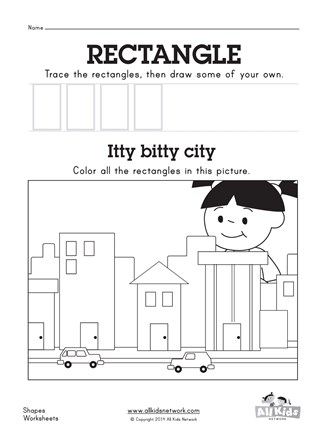 rectangle worksheet all kids network