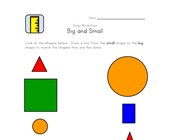 Learn Sizes Big And Small Worksheets All Kids Network