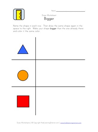 bigger worksheet