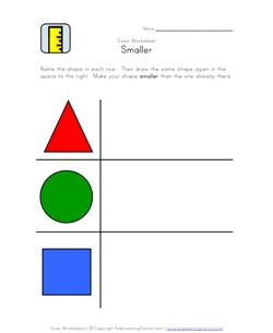smaller worksheet