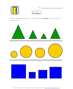 smallest worksheet