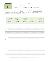 Sentence Writing Practice Worksheets | All Kids Network