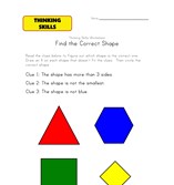 thinking activity worksheet