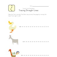 Tracing Lines Worksheets | All Kids Network