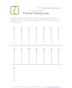 tracing lines worksheet