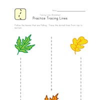Tracing Lines Worksheets | All Kids Network