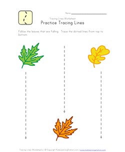 vertical lines worksheet