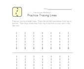 tracing lines worksheets all kids network