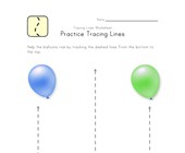 tracing lines worksheets all kids network