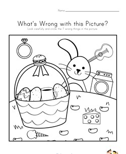 What's Wrong with the Picture - Easter