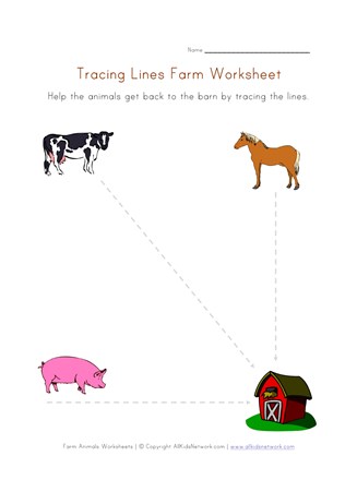 farm writing worksheet