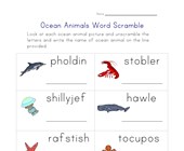 ocean animals worksheets all kids network