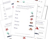 facts about animals worksheet Ocean Animals Worksheets