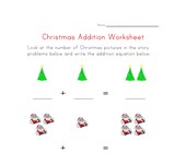 free printable worksheets for kindergarten christmas christmas addition worksheet