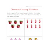 free printable worksheets for kindergarten christmas christmas counting practice worksheet